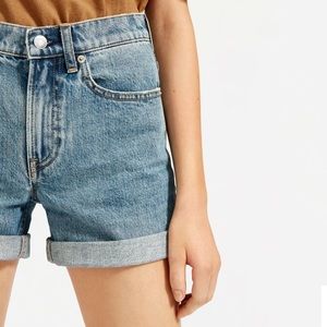 Everlane The Denim Short in worn-blue